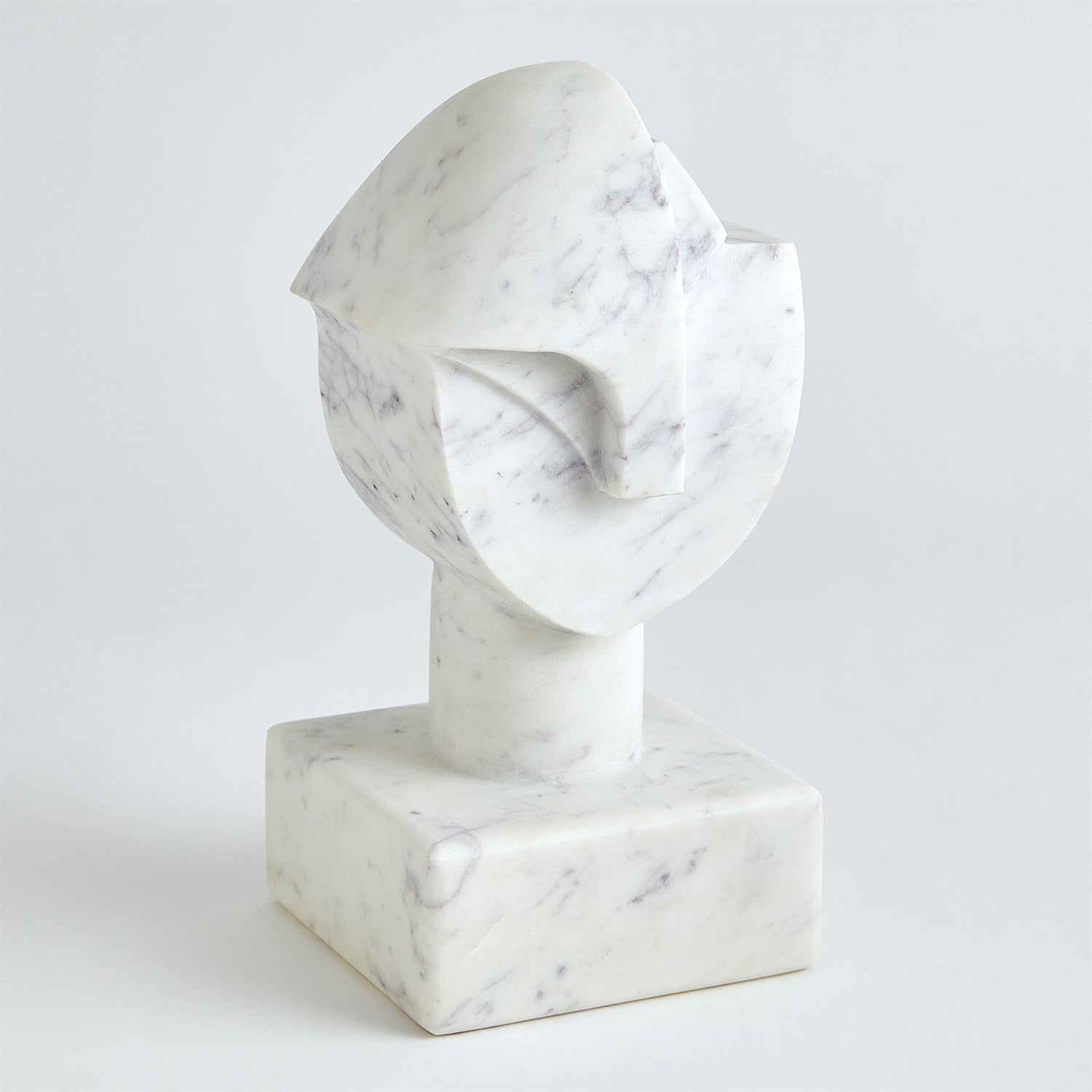 Global Views Mod Marble Portrait Bust
