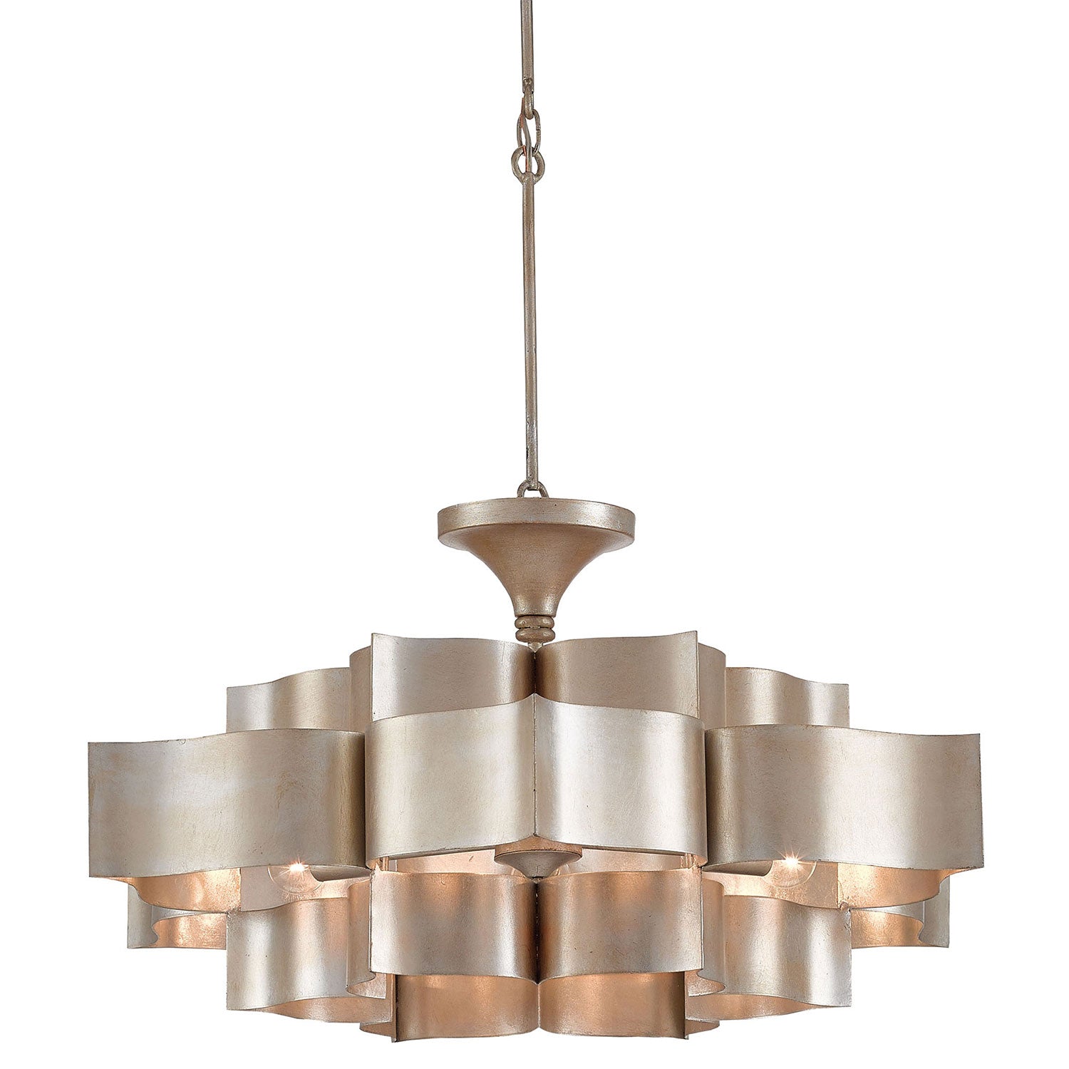 Currey & Co Grand Lotus Large Chandelier