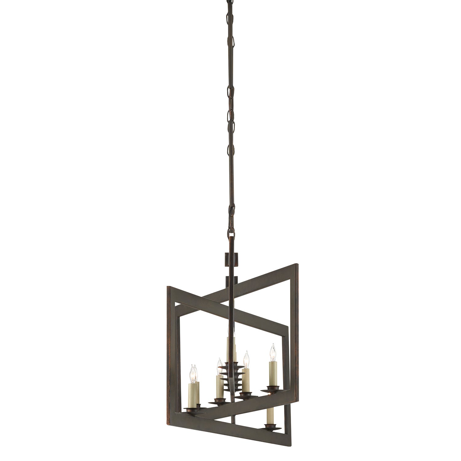 Currey & Co Middleton Rectangular Chandelier