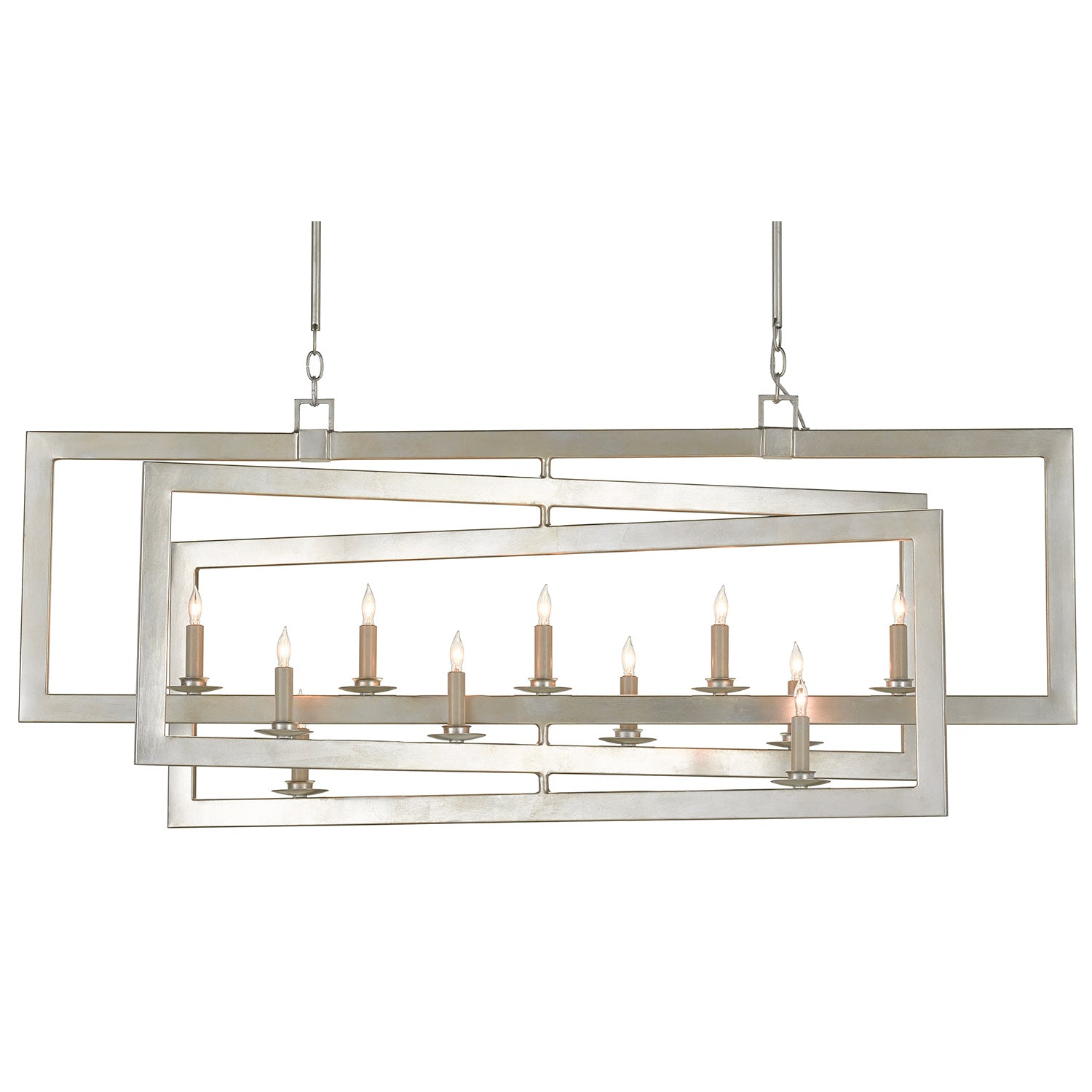 Currey & Co Middleton Rectangular Chandelier
