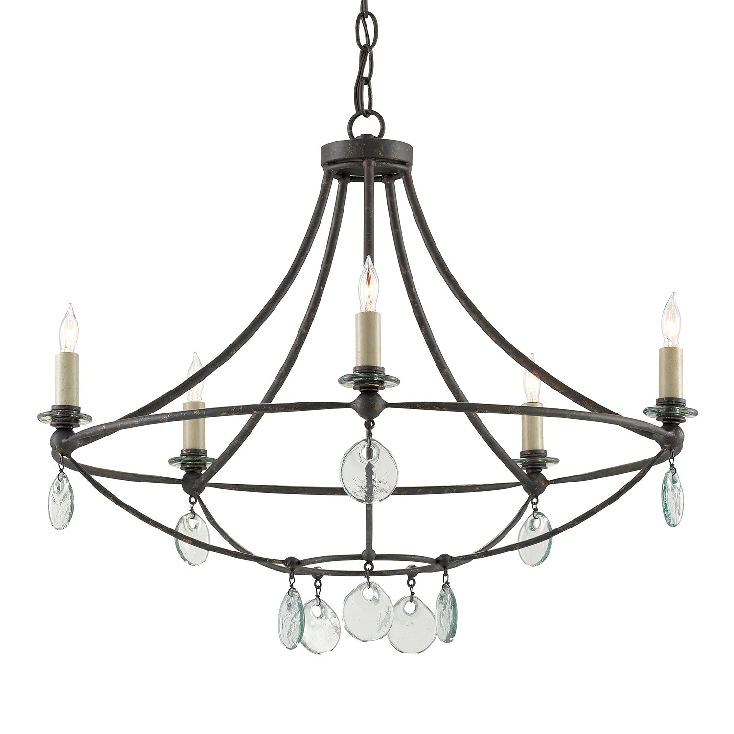 Currey & Co Novella Small Chandelier