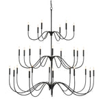 Currey & Co Tirrell 3-Tier Large Chandelier