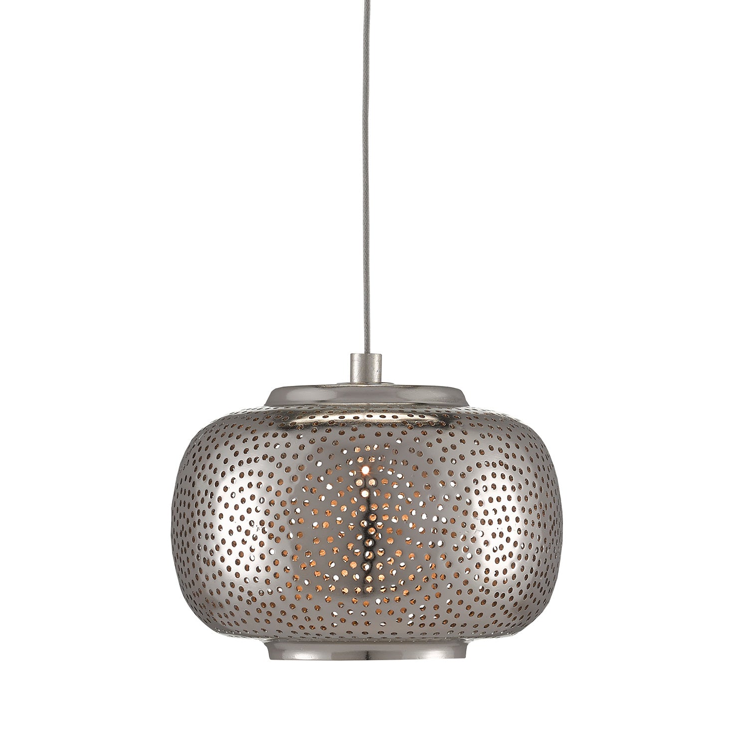 Currey & Co Pepper 1-Light Multi-Drop Pendant