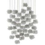 Currey & Co Birds Nest 36-Light Multi-Drop Pendant