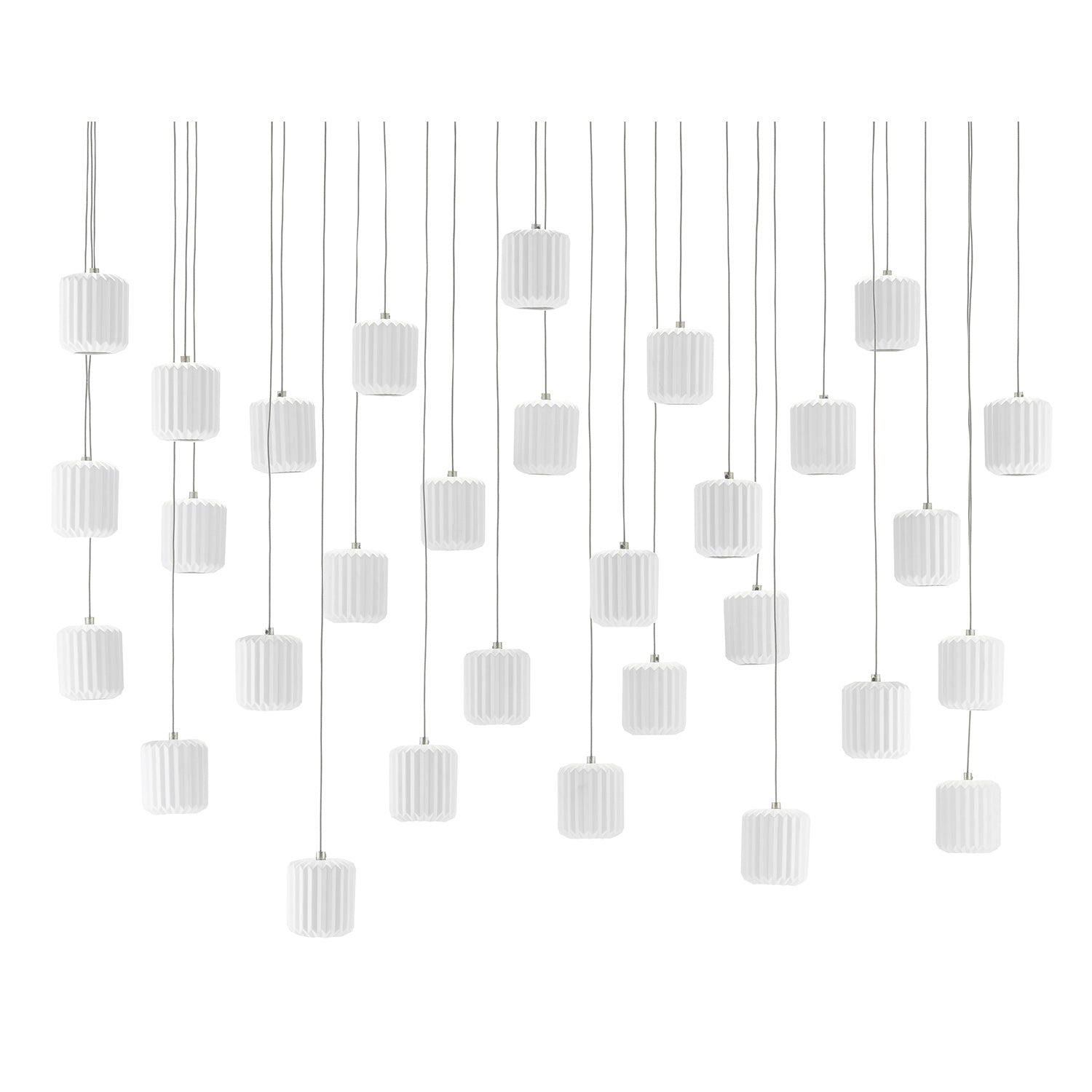 Currey & Co Dove 30-Light Multi-Drop Pendant