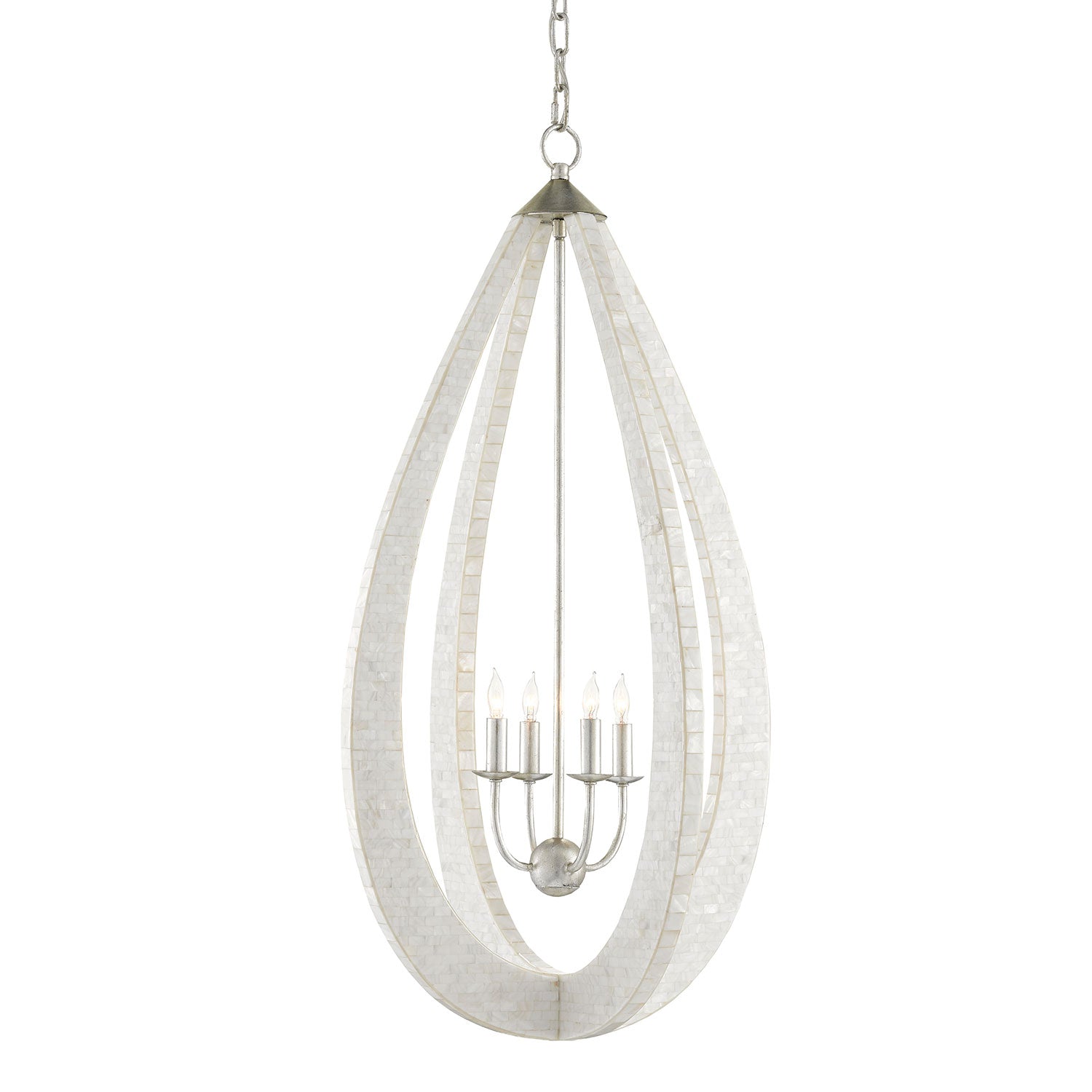 Currey & Co Arietta Teardrop Chandelier