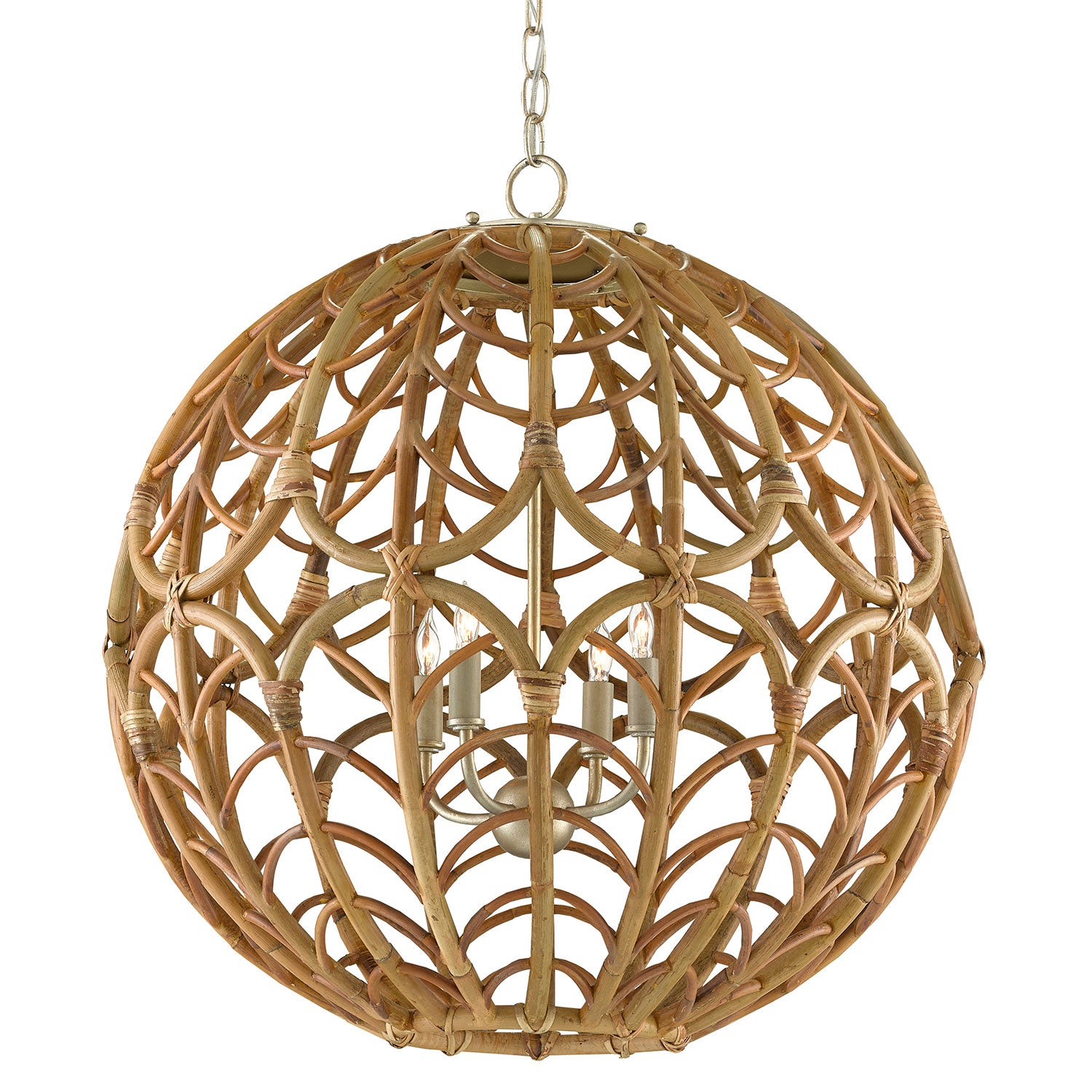 Currey & Co Cape Verde Orb Chandelier