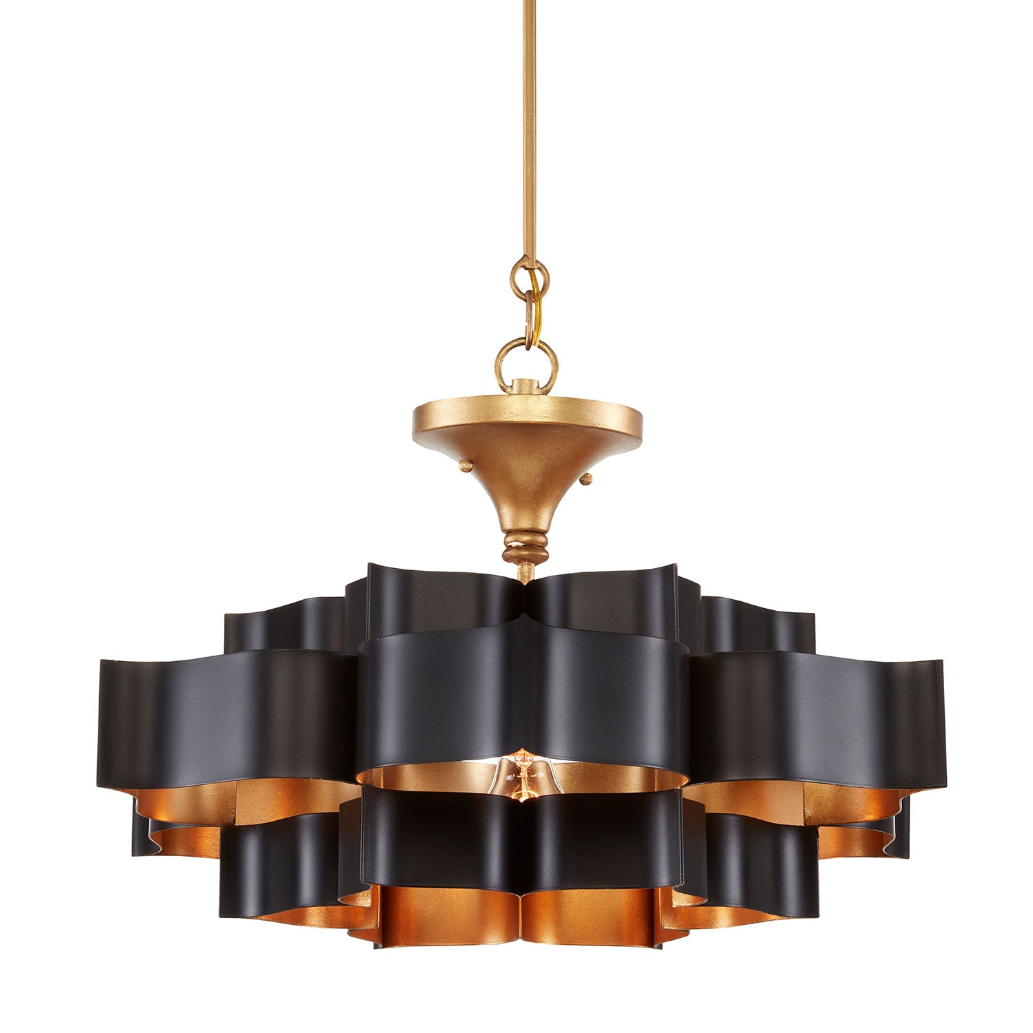Currey & Co Grand Lotus Small Chandelier