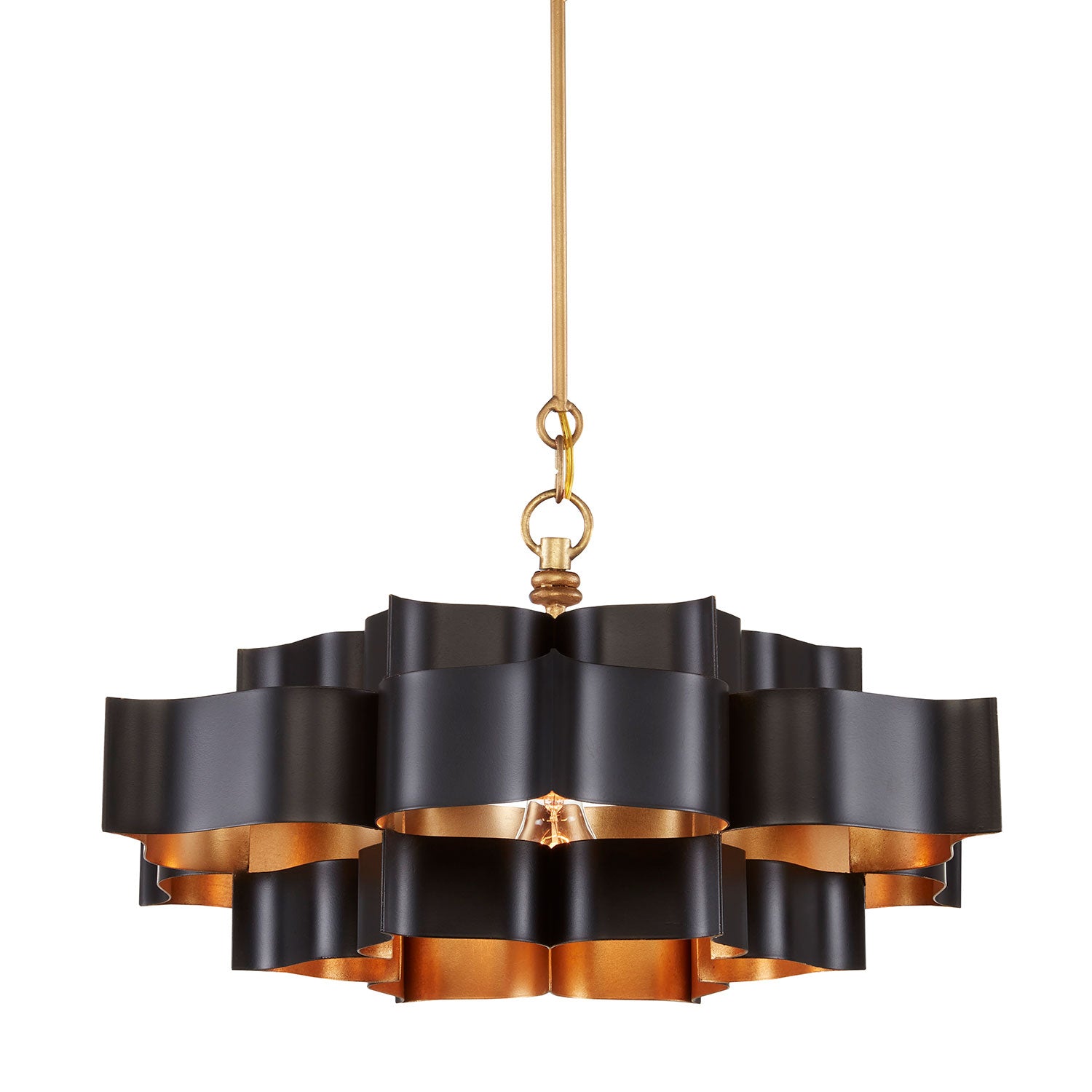 Currey & Co Grand Lotus Small Chandelier