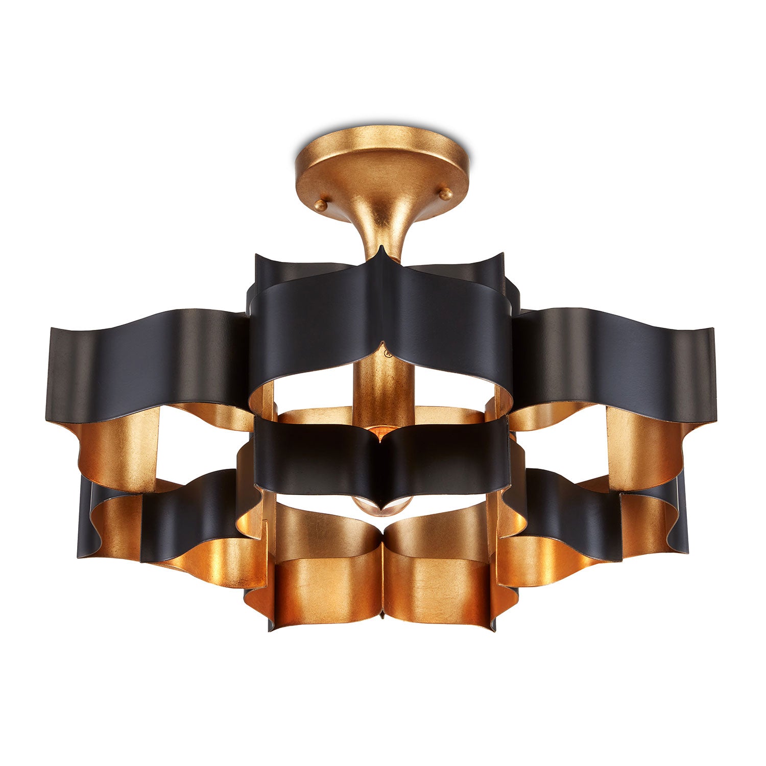 Currey & Co Grand Lotus Small Chandelier