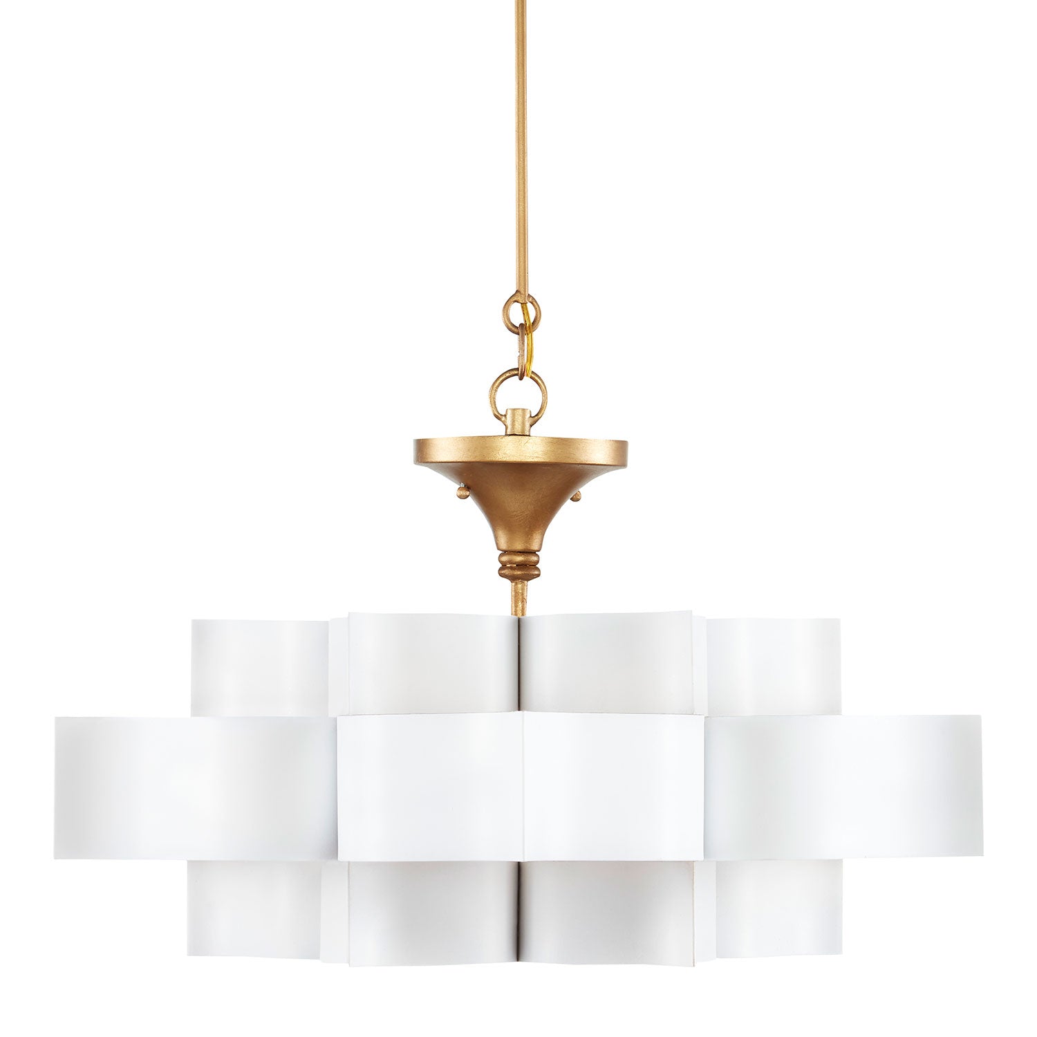 Currey & Co Grand Lotus Small Chandelier