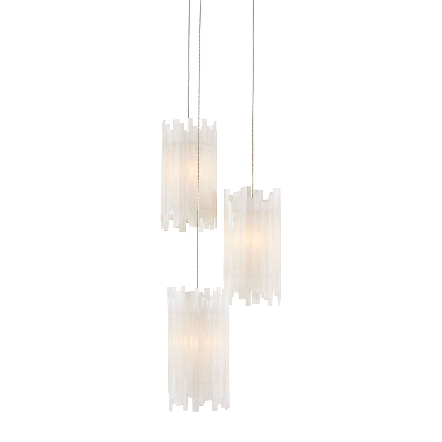 Currey & Co Escenia  3-Light Multi-Drop Pendant