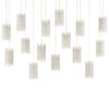 Currey & Co Escenia Rectangular 15-Light Multi-Drop Pendant