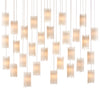 Currey & Co Escenia 30-Light Multi-Drop Pendant