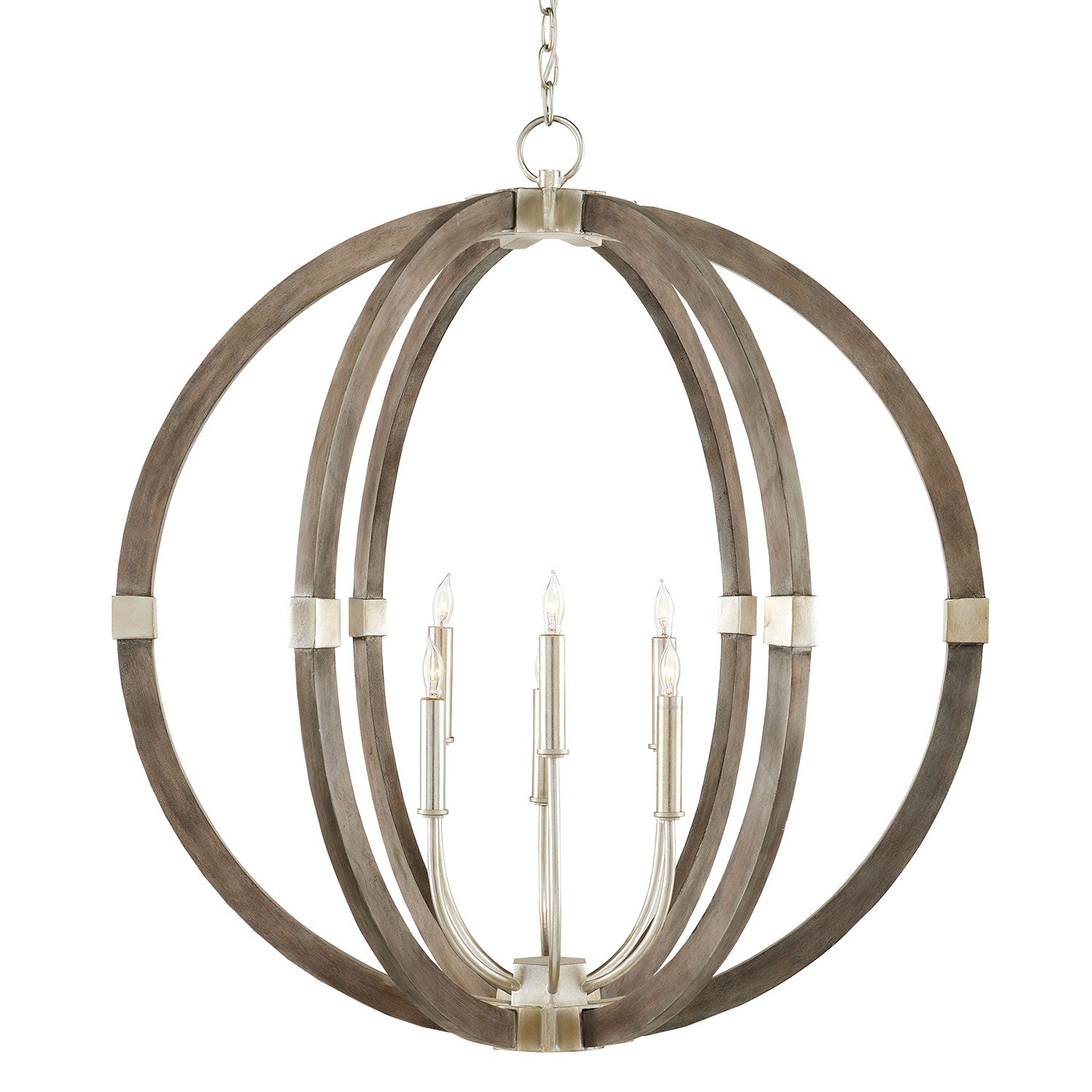Currey & Co Bastian Orb Chandelier