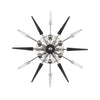 Hudson Valley Lighting Sparta Clear & Black Glass Wall Sconce - Final Sale