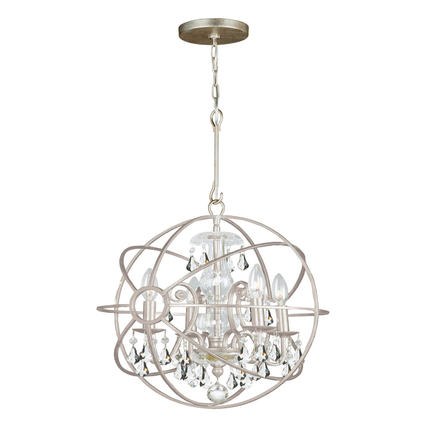 Crystorama Solaris 4-Light Mini Chandelier