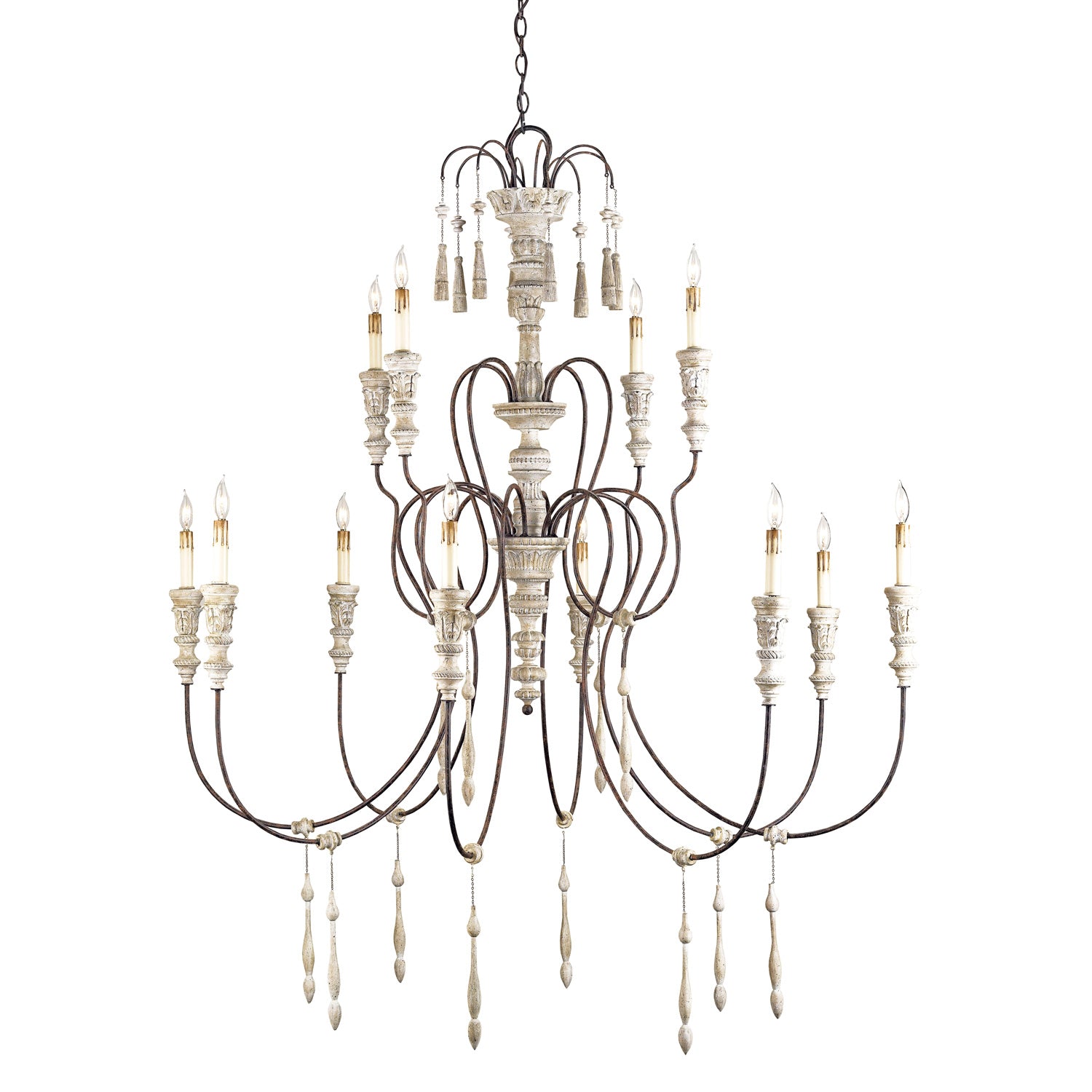 Currey & Co Hannah Chandelier - Thumbnail 2