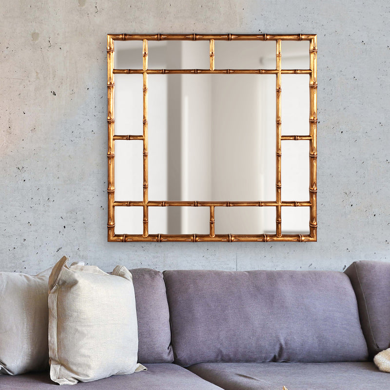 Bamboo Wall Mirror