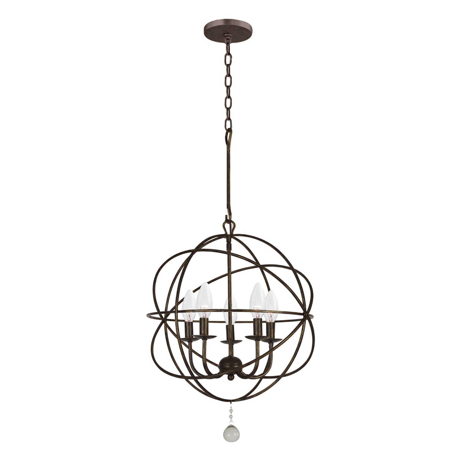 Crystorama Solaris 5-Light Mini Chandelier