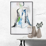 Glamour Pose Hand Painted Canvas Art