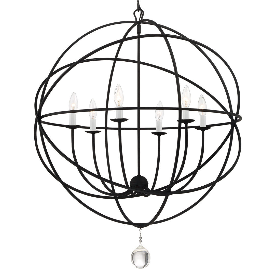 Crystorama Solaris 9226 6-Light Sphere Chandelier