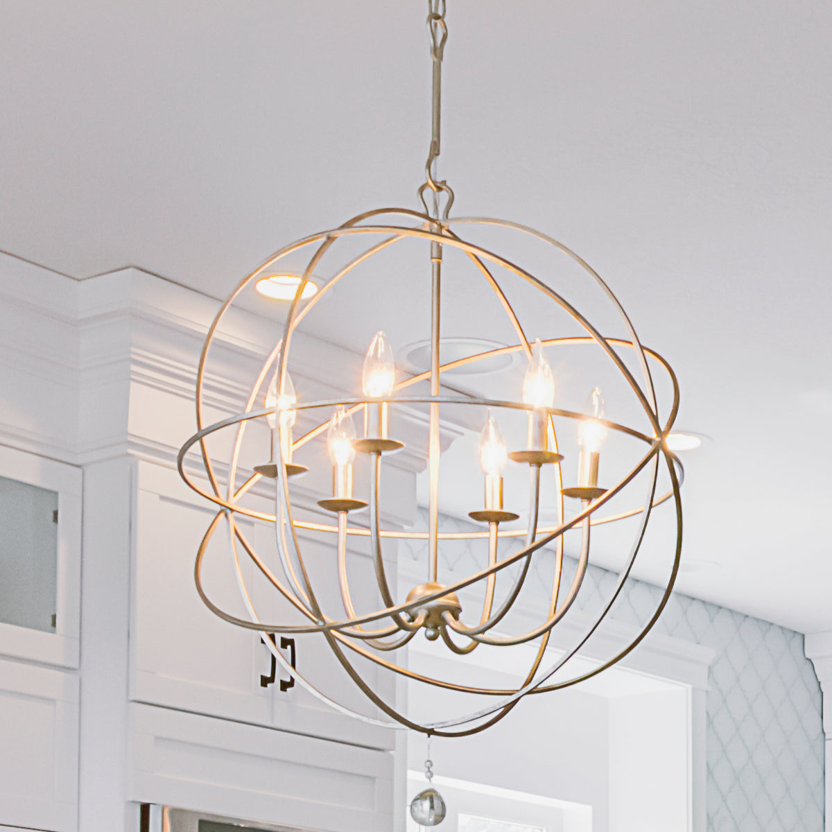 Crystorama Solaris 9226 6-Light Sphere Chandelier