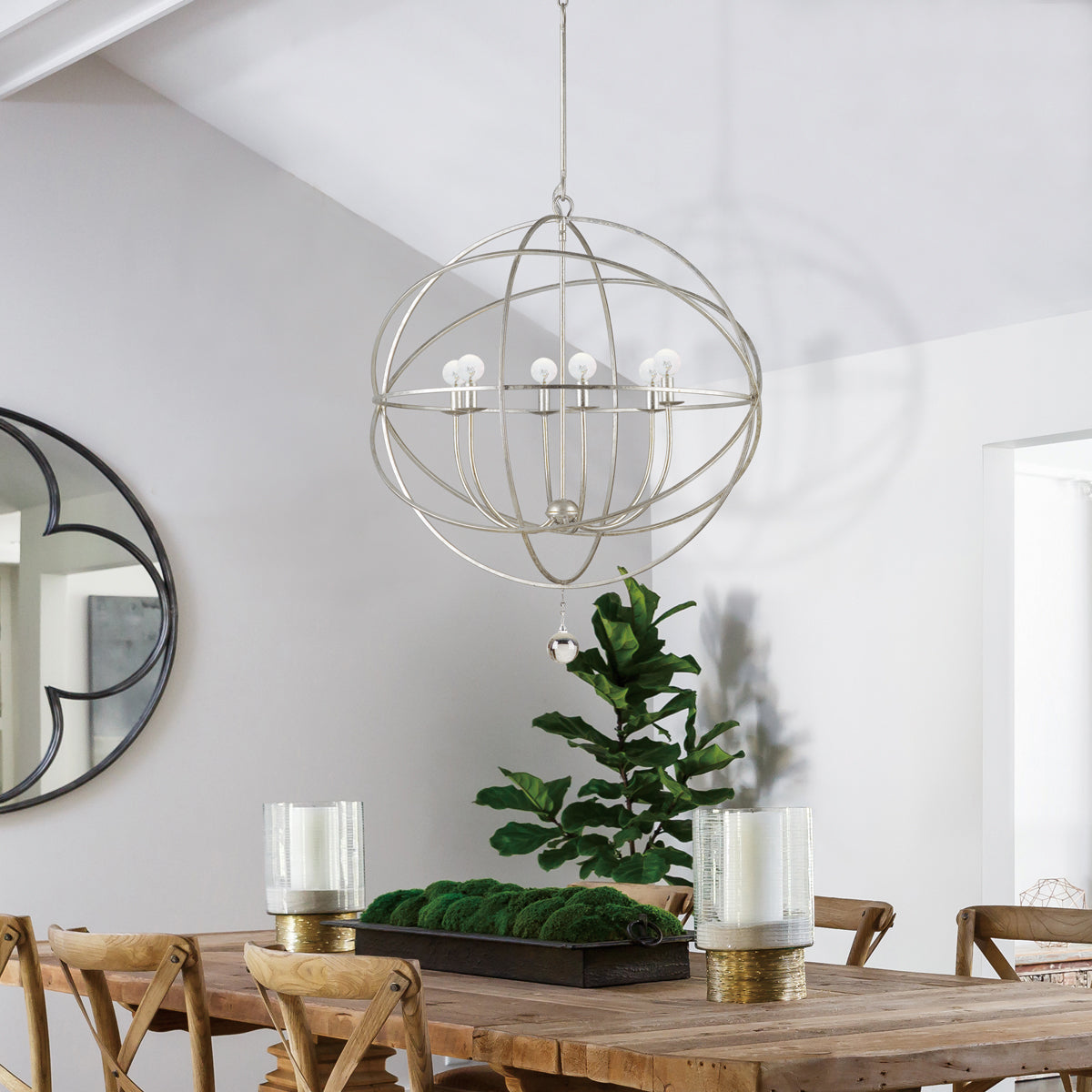 Crystorama Solaris 9228 6-Light Chandelier