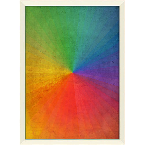 Color Wheel Framed Print