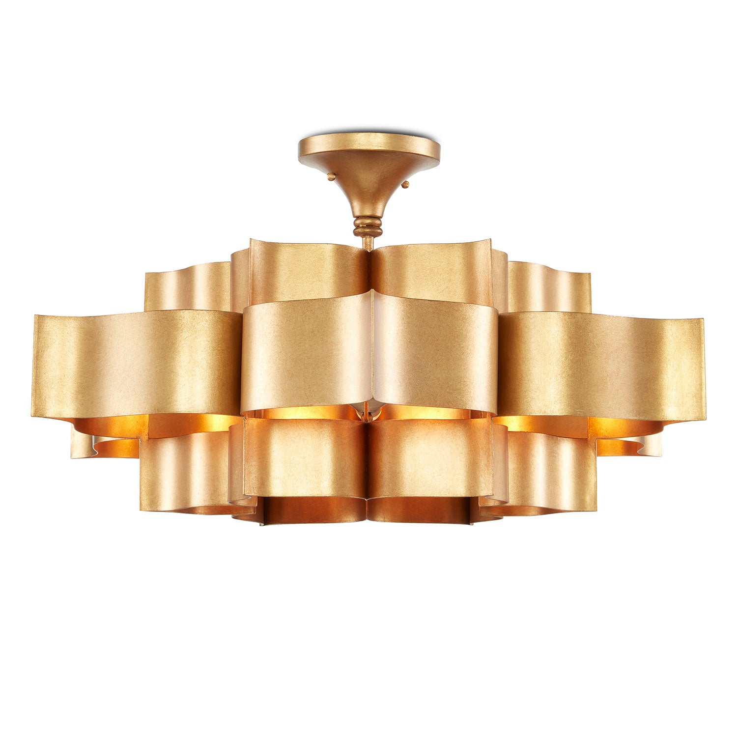Currey & Co Grand Lotus Large Chandelier