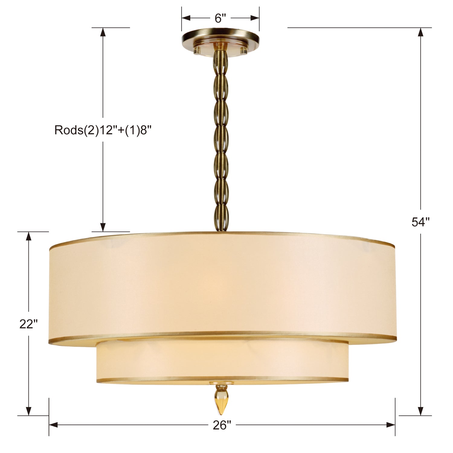 Crystorama Luxo Chandelier
