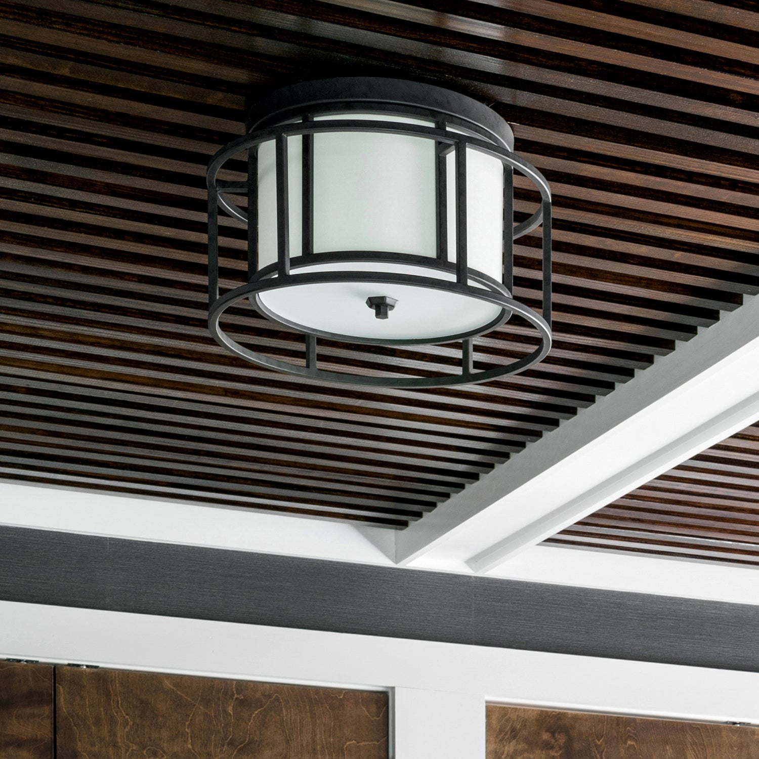 Brian Patrick Flynn For Crystorama Hulton Flush Ceiling Mount