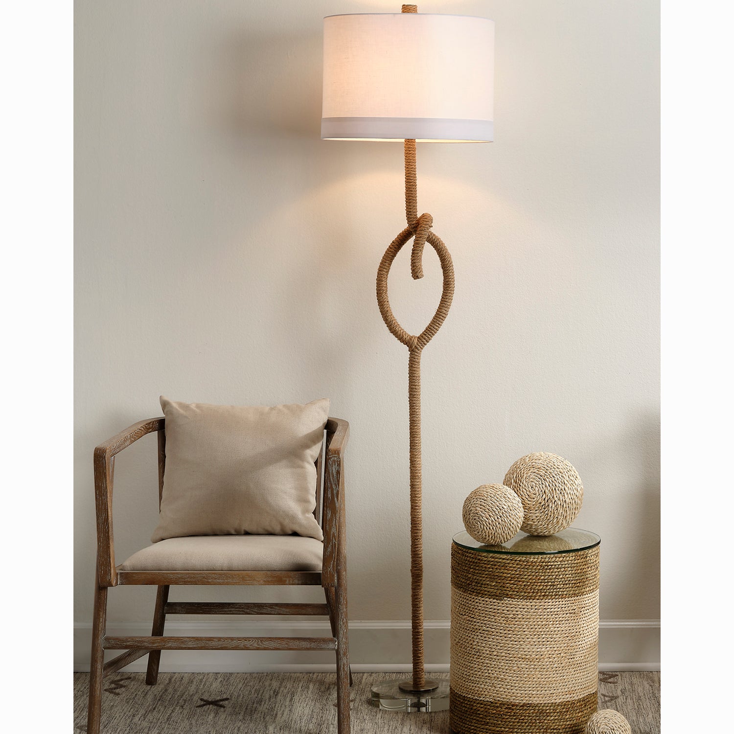 Jamie Young Knot Rope Floor Lamp