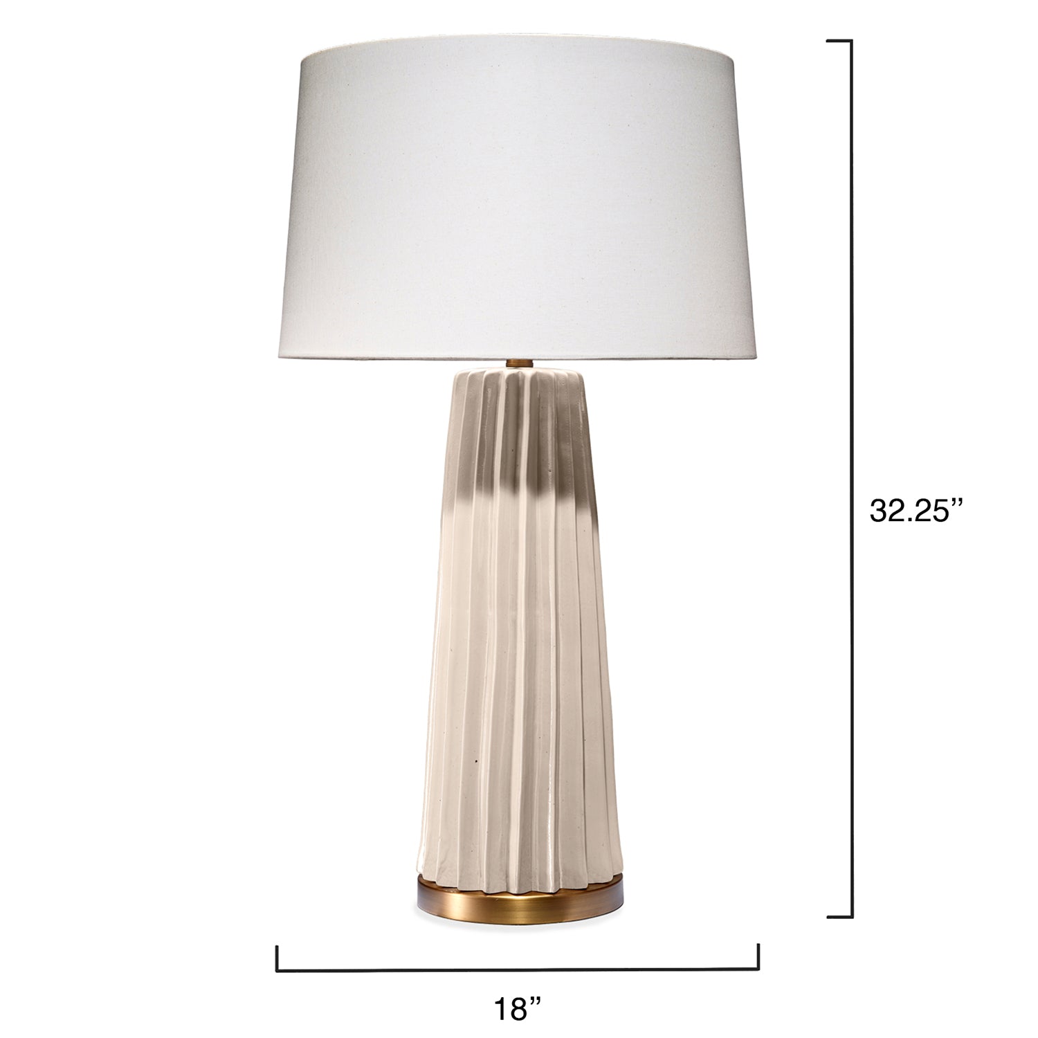 Jamie Young Pleated Table Lamp