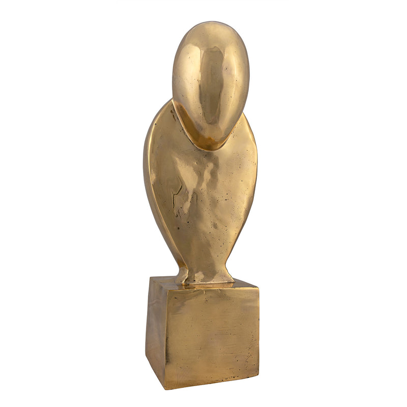Noir Ripley Brass Statue