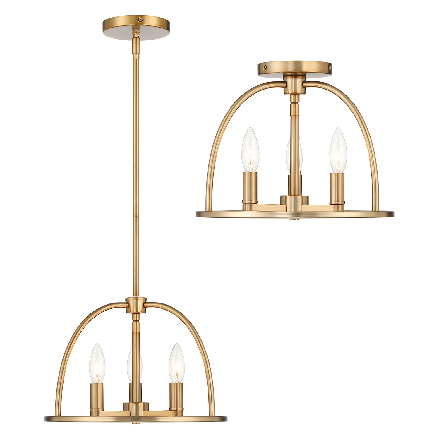 Crystorama Abbott 3-Light Chandelier