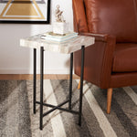Bowden Stone Top Accent Table