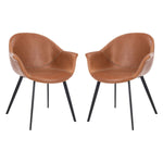 McManus Leather Dining Chair Set of 2