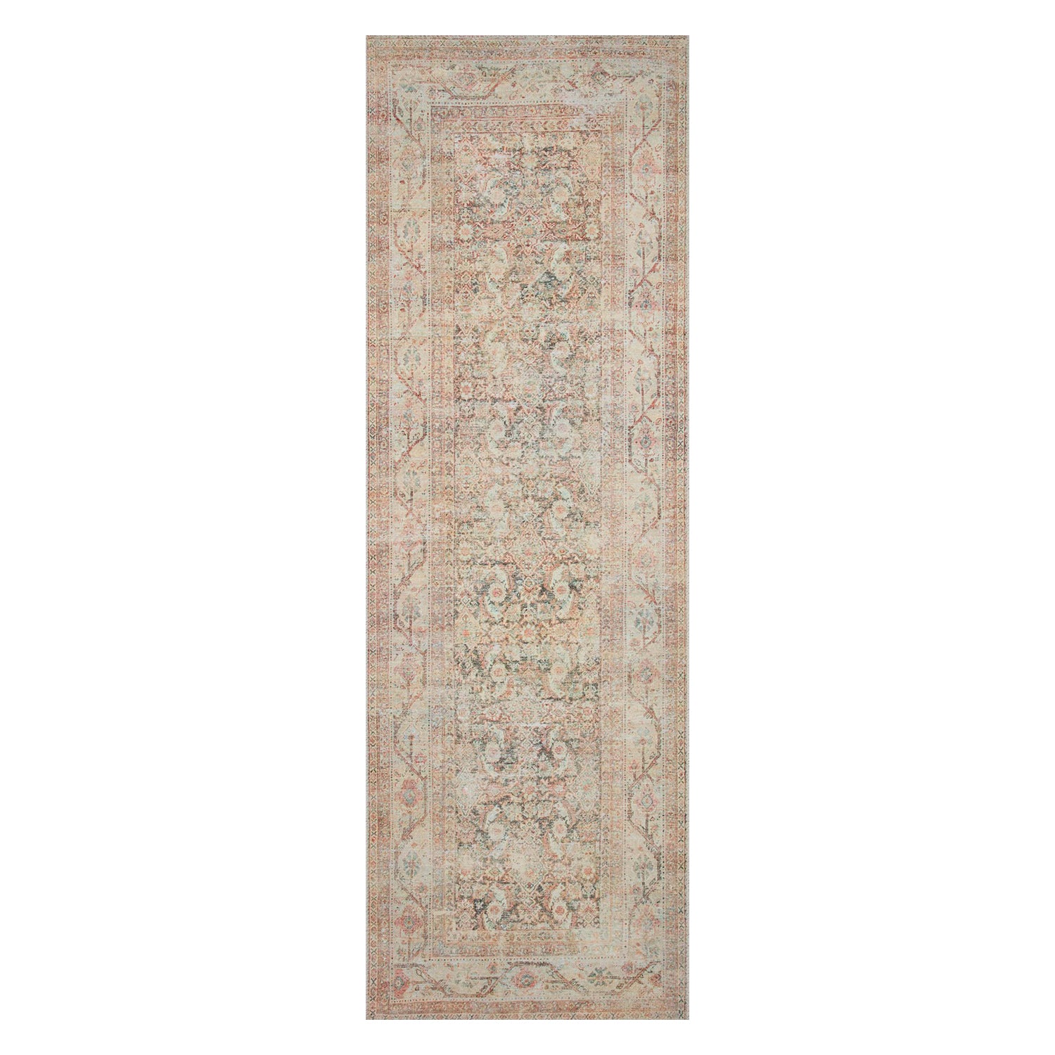 Loloi Adrian Natural/Apricot Power Loomed Rug