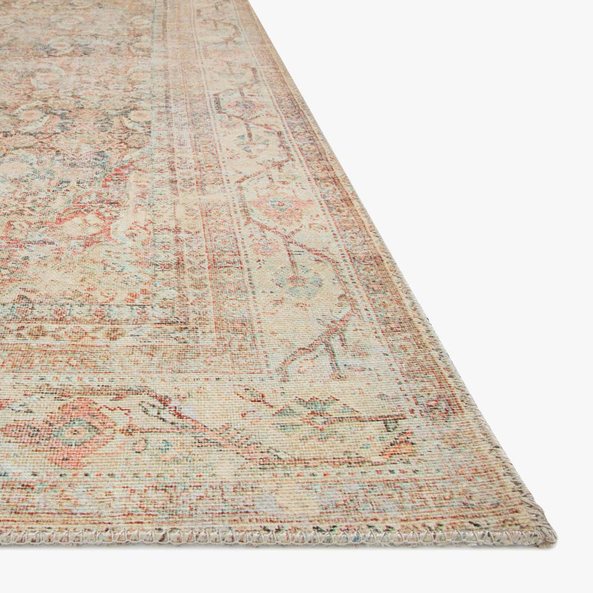 Loloi Adrian Natural/Apricot Power Loomed Rug