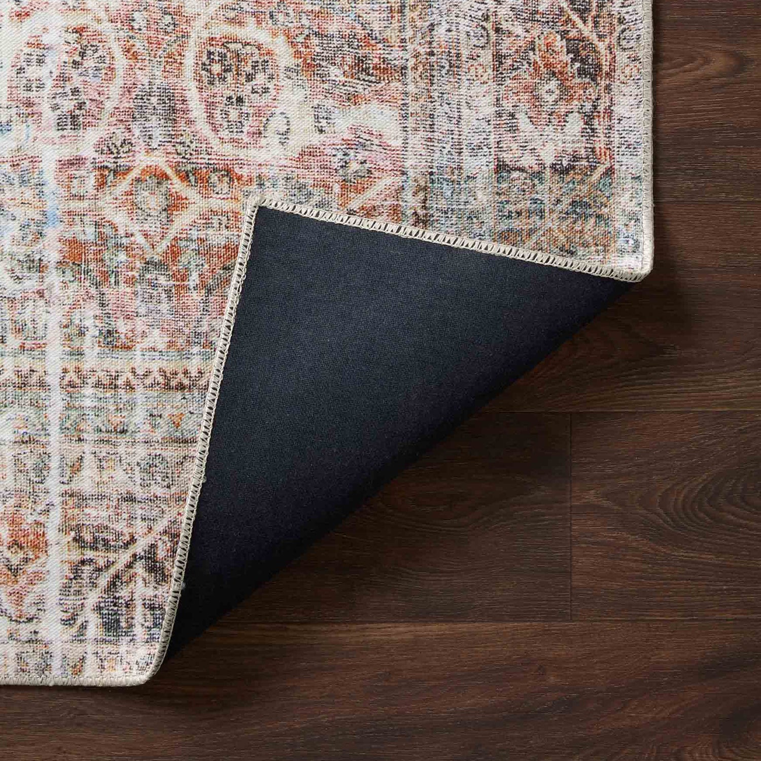 Loloi Adrian Sunset/Charcoal Power Loomed Rug