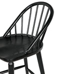 Noir Gloster Bar Chair