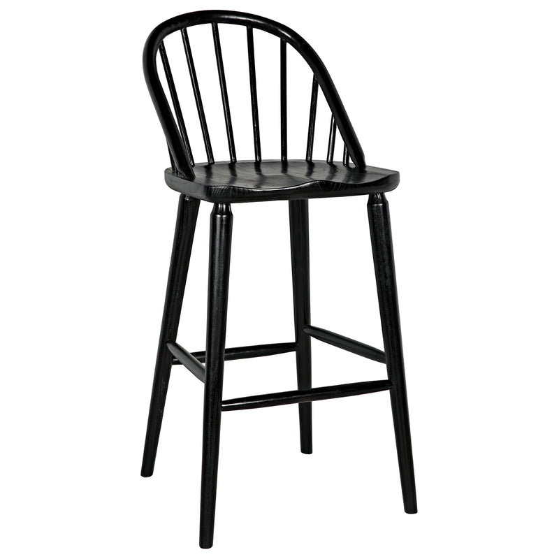 Noir Gloster Bar Chair
