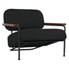 Noir Zeus Lounge Chair