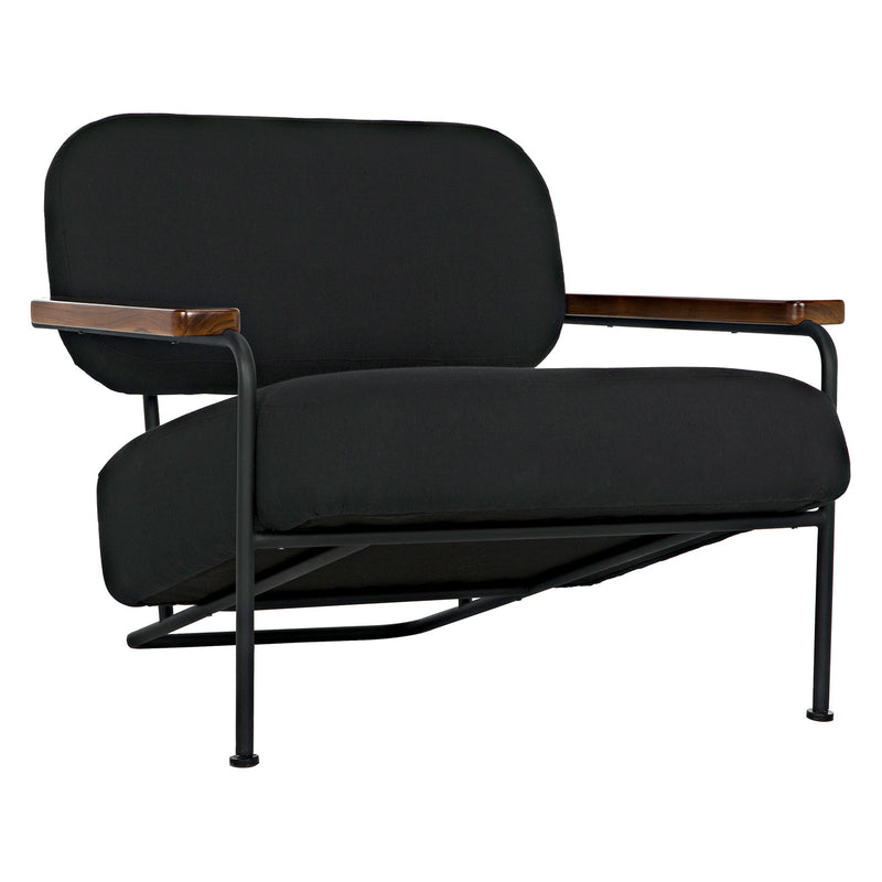 Noir Zeus Lounge Chair