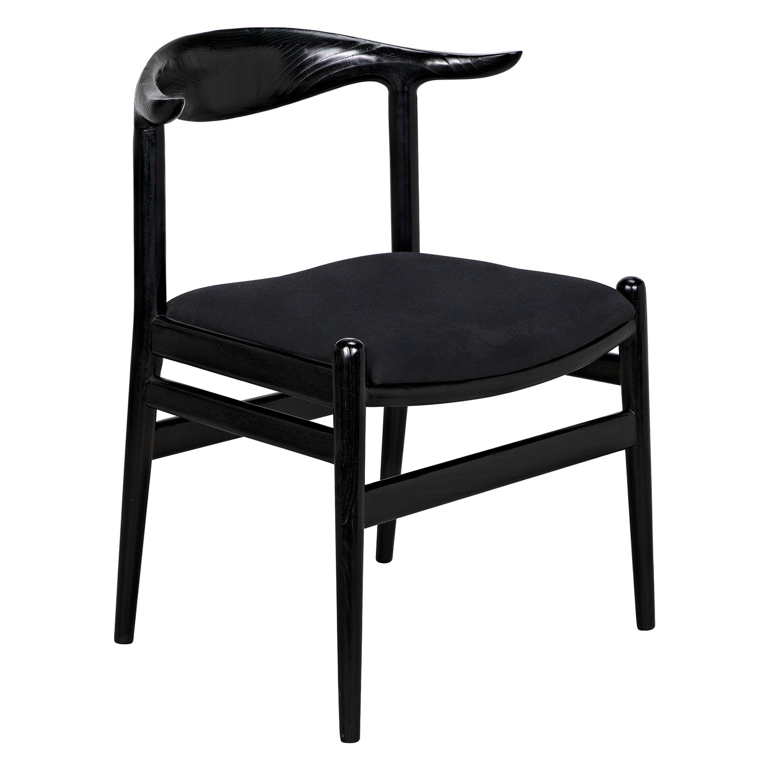 Noir Boone Chair Set of 2