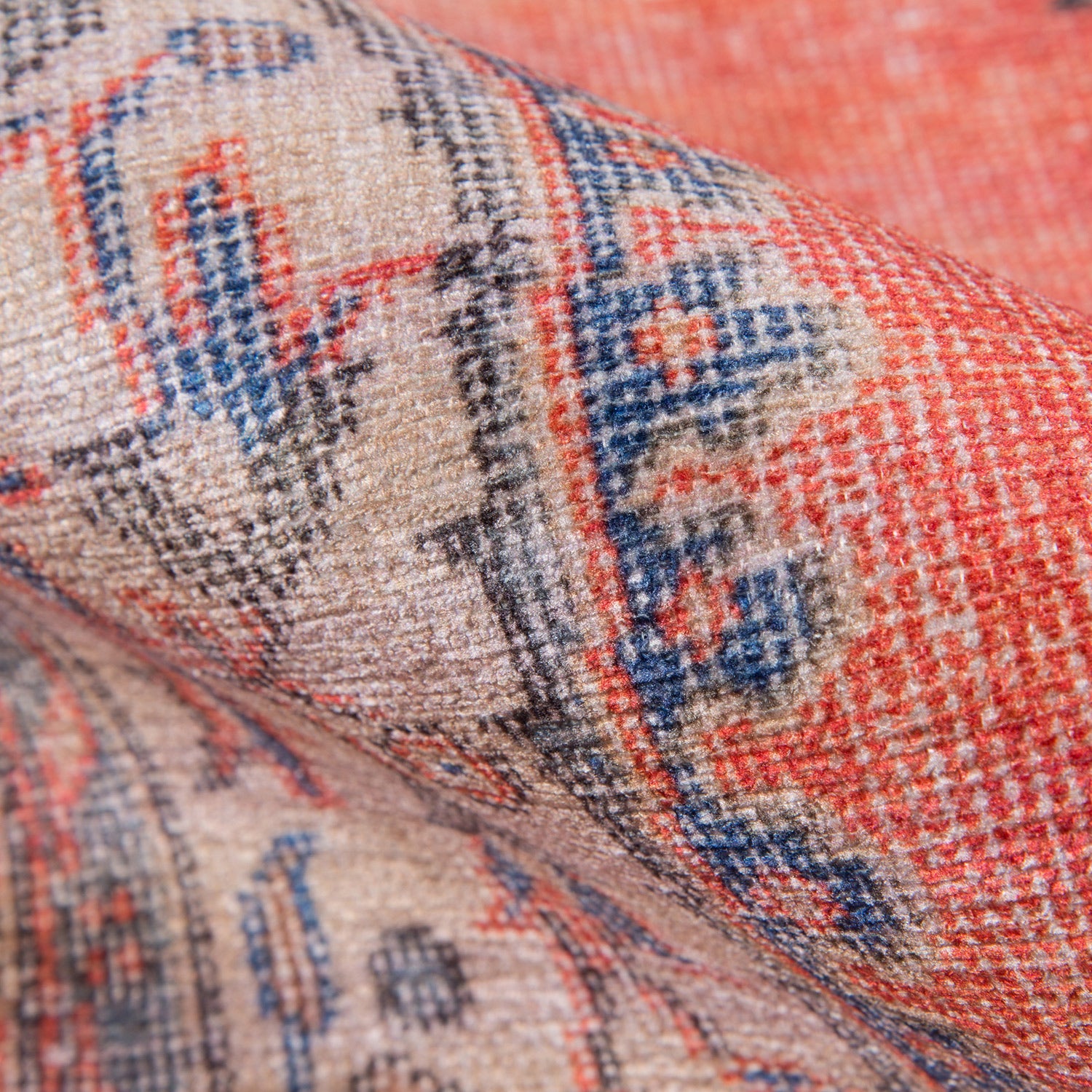 Aarav Pompei Machine Made Rug - Paynes Gray