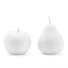 Villa and House Apple Pear Porcelain Decorative Object Set Of 2