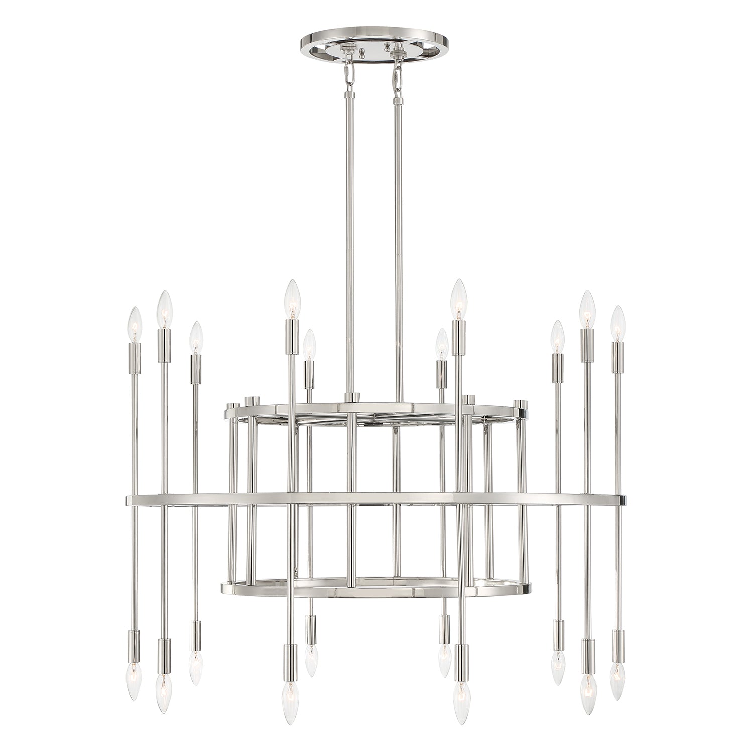 Crystorama Aries 2 Tier Chandelier