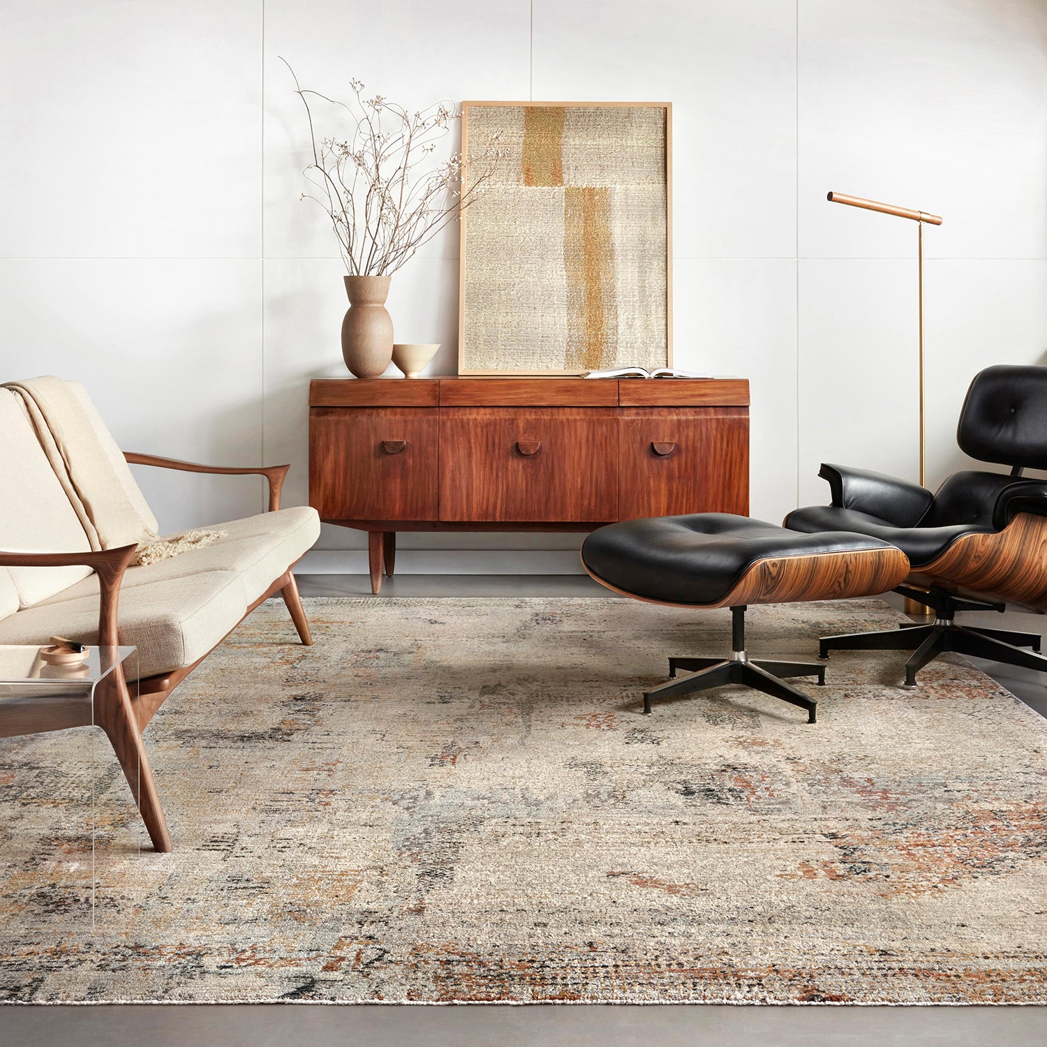 Loloi Axel Sand/Multi Power Loomed Rug